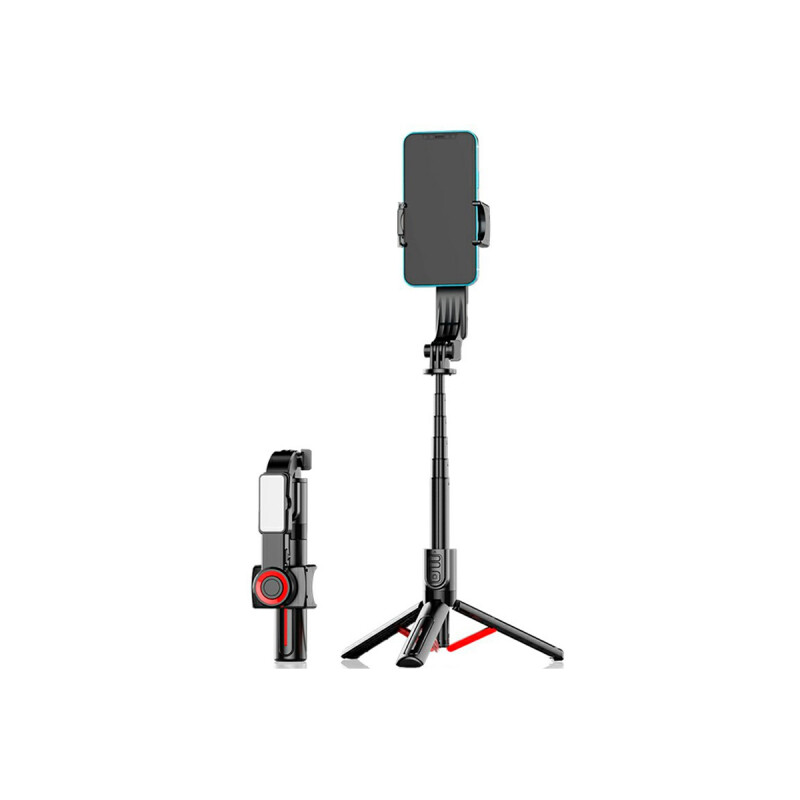 Palo selfie estabilizador C09 con tripode y luz led Palo Selfie Estabilizador C09 Con Tripode Y Luz Led
