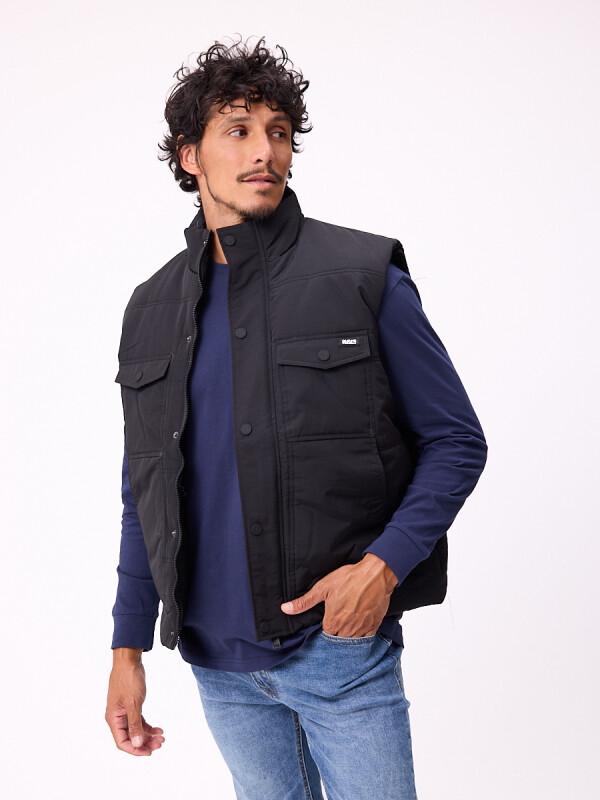 CHALECO OZLO RUSTY Negro