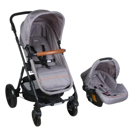 Coche Bebe con Moises Infanti Cloud SP68DKG y Baby Silla GRIS