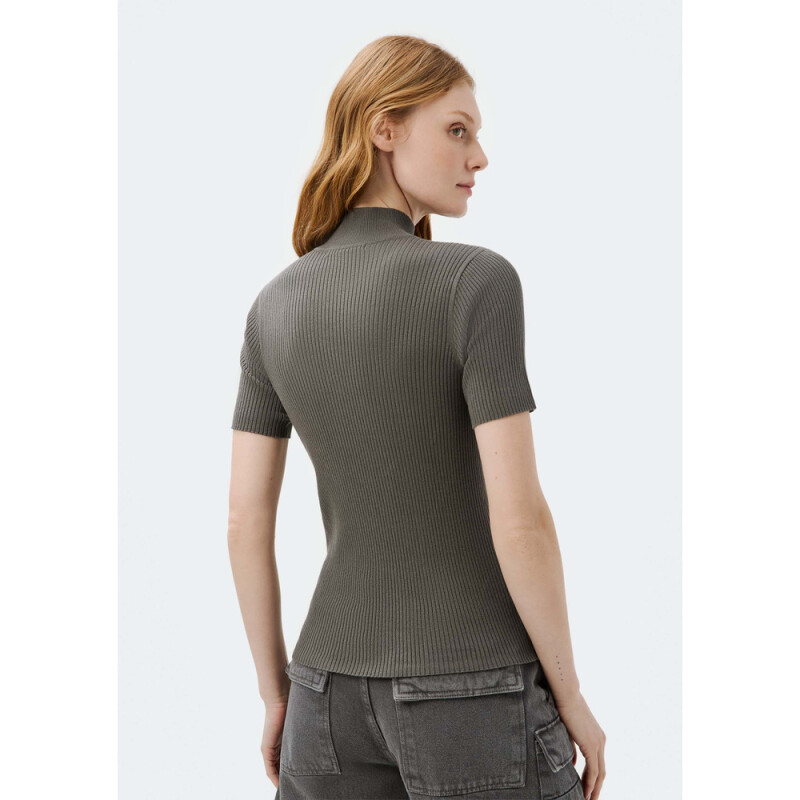 BLUSA FEM CENIZA