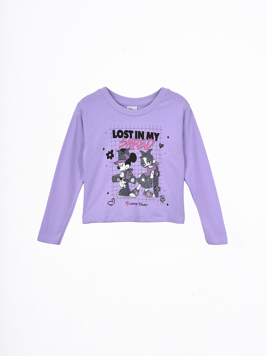 REMERA M&D SKATE - LILA 