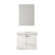 Mueble Baño En Mdf 61X48X45 Blanco - Incluye Espejo BLANCO