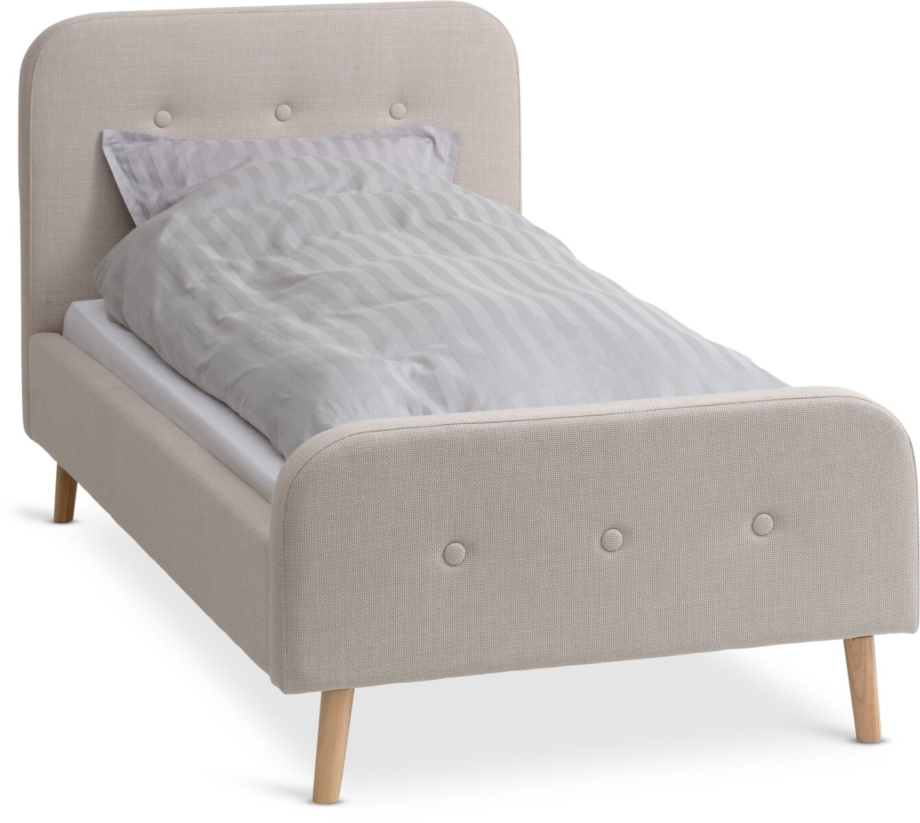 Estructura cama KONGSBERG 1 Plaza 90x200 beige 