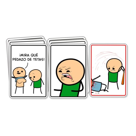 Asmodee - Juego de Mesa Joking Hazard - +18 Años. 3 - 10 Jugadores. Idioma Español. 001