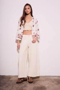 Blusa Bordada Print
