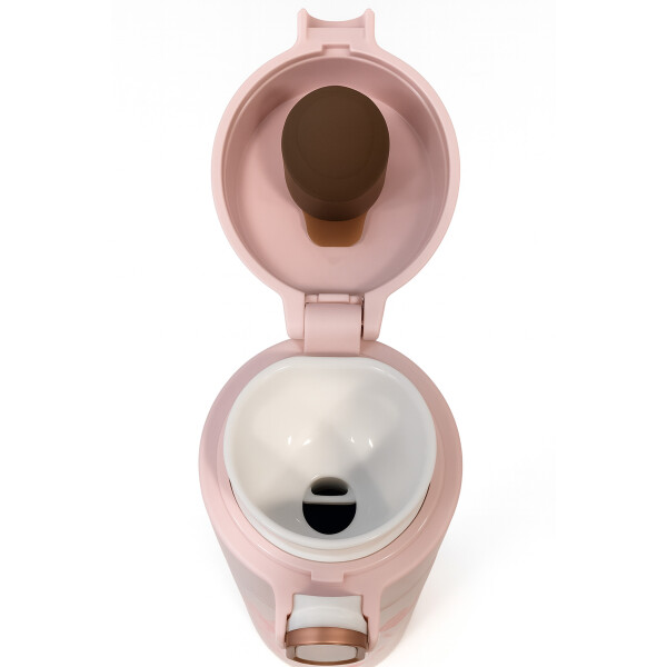 Vaso Térmica Acero inoxidable Botella 300ml Diseño Floral Color Rosa