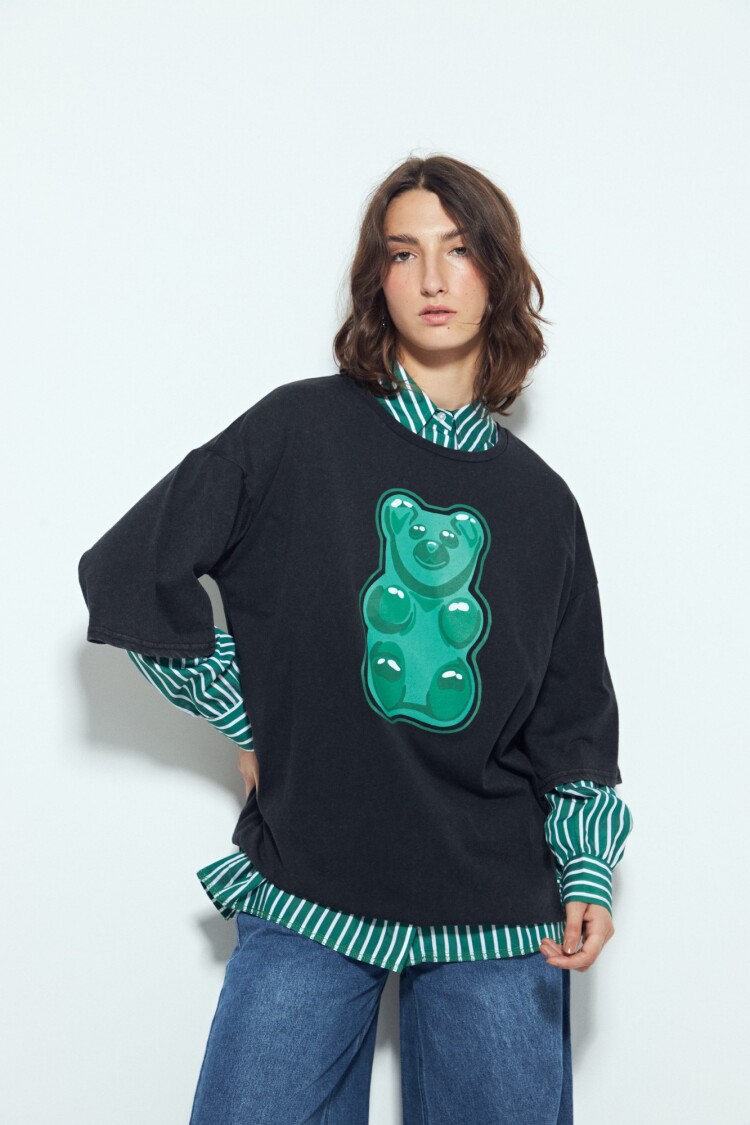 REMERA PEPEROMIA Negro