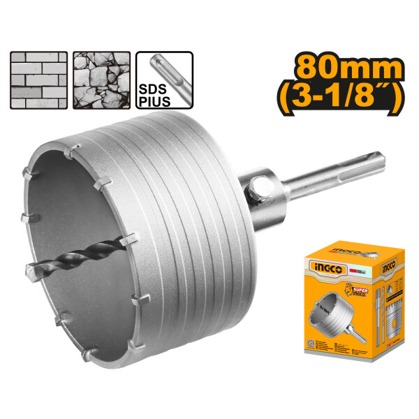 MECHA COPA DE WIDIA 80 MM BASTABO 110 MM INGCO HCB0801 MECHA COPA DE WIDIA 80 MM BASTABO 110 MM INGCO HCB0801