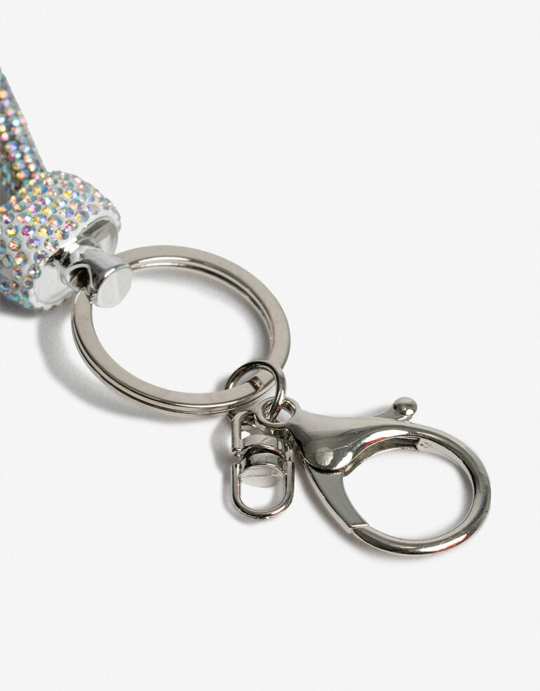 Rega Varios Llavero Y Bag Charm De Strass Cristal - Cristal