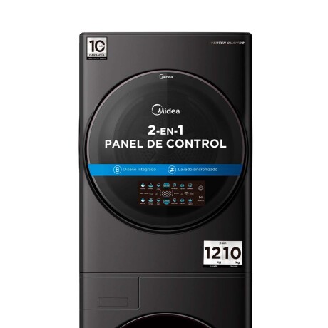 TORRE DE LAVADO 12KG/10KG INVERTER MIDEA MTF-120WB/T
