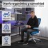 Silla de escritorio Oficina Sillon Ejecutiva Ergonomica Apoyabrazos Regulables IMBACK Color Azul Silla de escritorio Oficina Sillon Ejecutiva Ergonomica Apoyabrazos Regulables IMBACK Color Azul