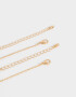 Collares para compartir Animalito Set De Collares Para Compartir Bff - Dorado
