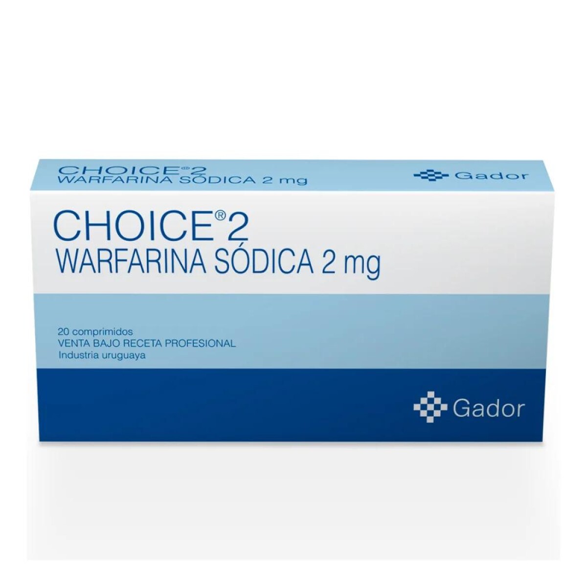 Anticoagulante Choice 2 mg 20 Comprimidos - Gador 