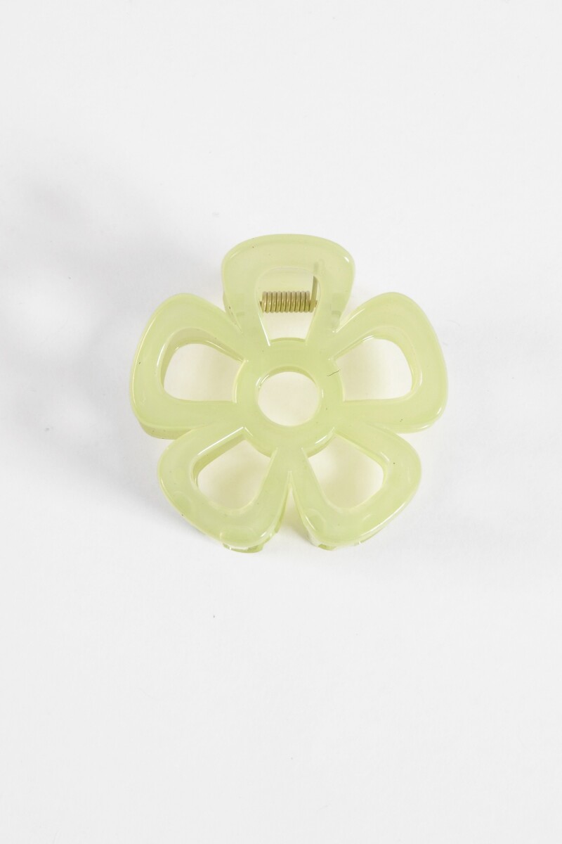Broche Flower verde