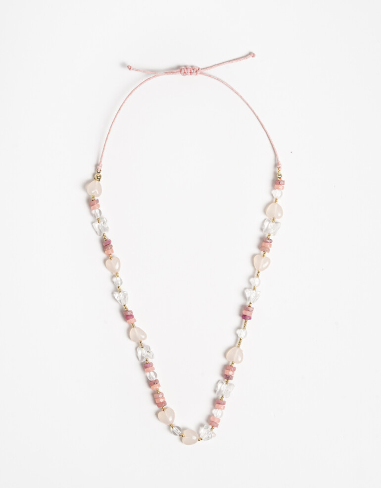 Collares Cortos Color Collar Para Niñas Corazones Y Mariposas - Combinacion Multicolor