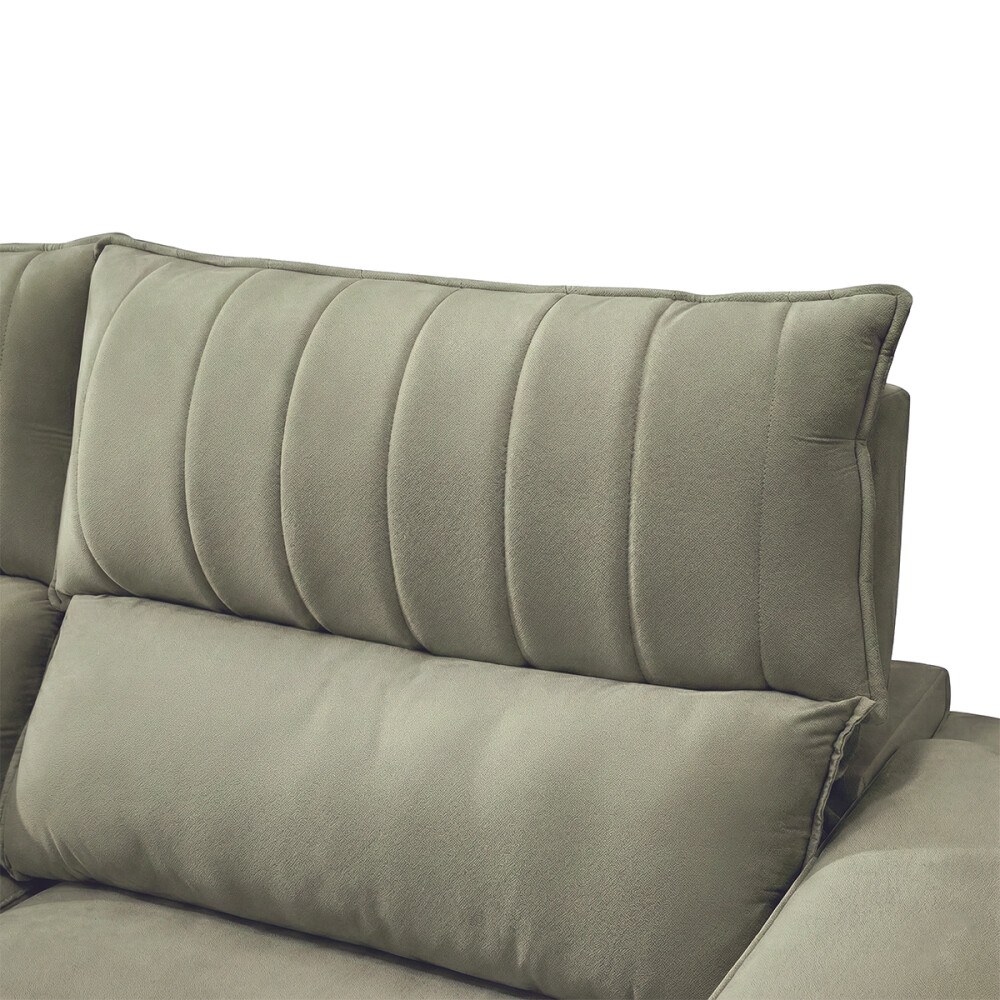 Sillón 3 cuerpos Retráctil Reclinable - Bariloche Verde