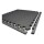 Piso De Goma Eva Tatami Yoga Encastrable 1m X 1m X 2cm Negro con Gris