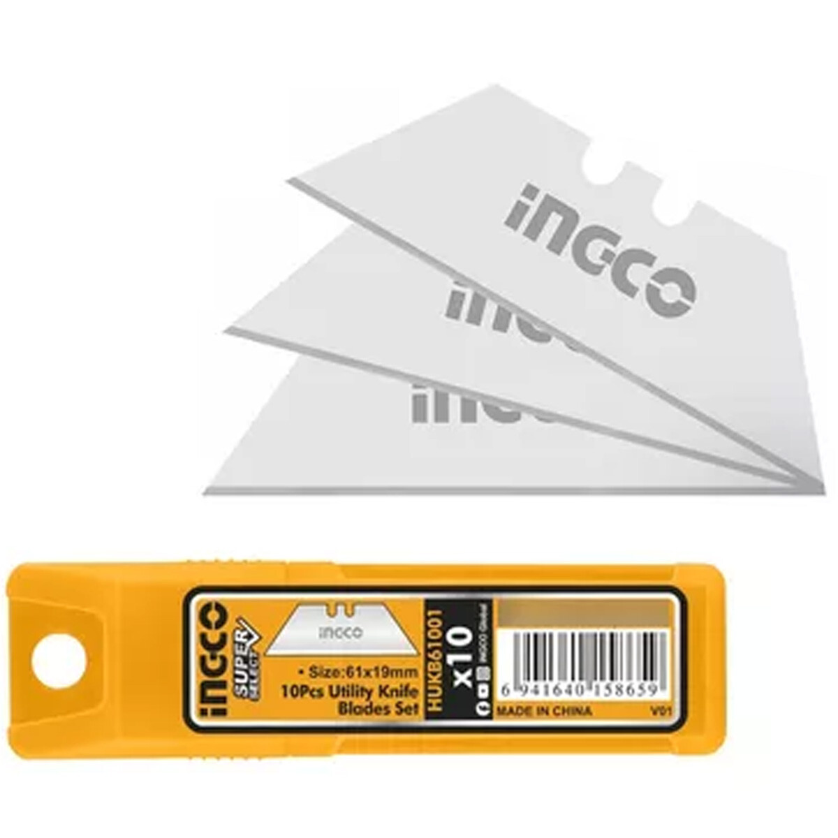 HOJA REPUESTO X10 TRINCHETA 61X19MM 