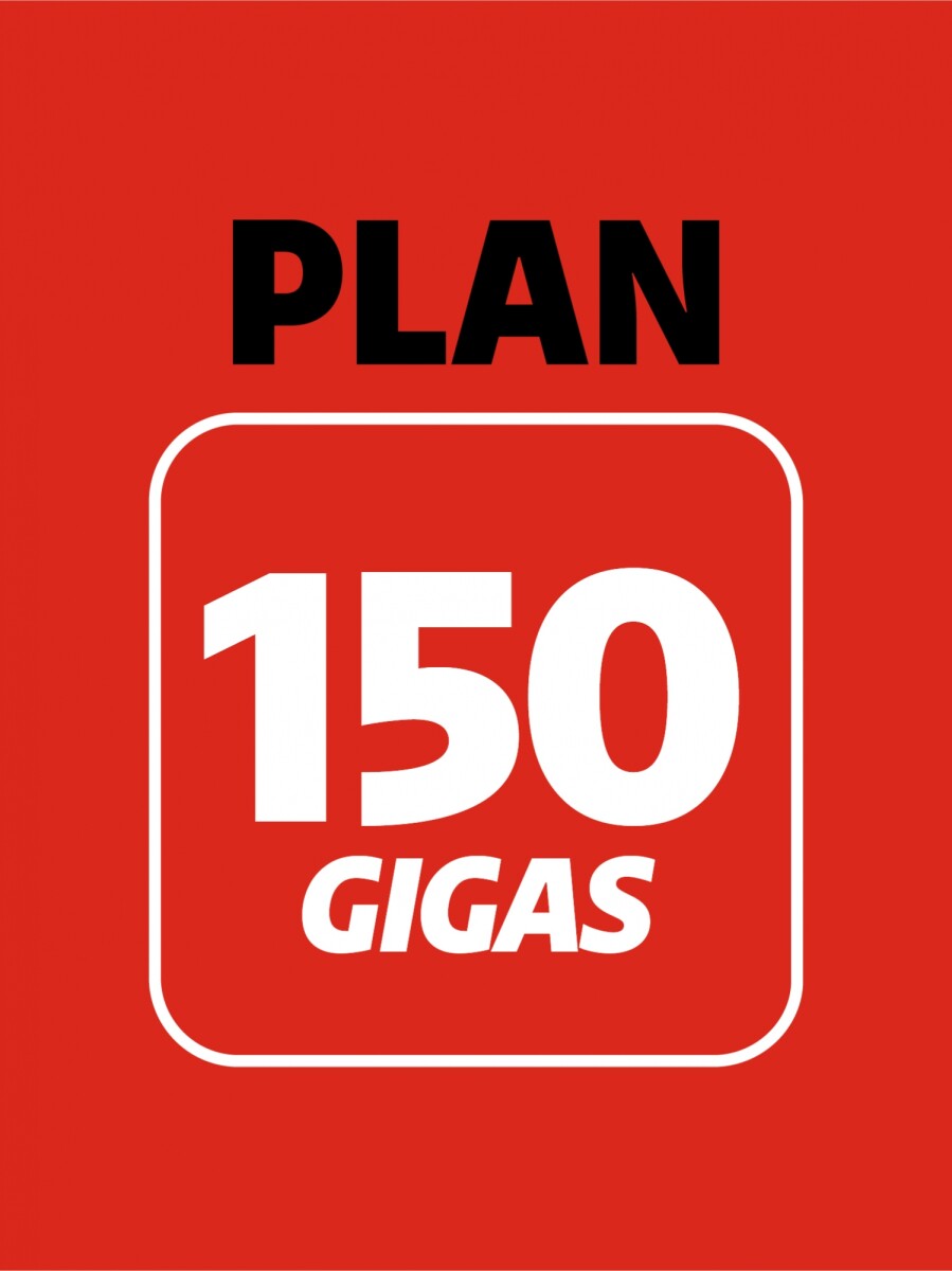 Plan mensual de 150 Gigas 