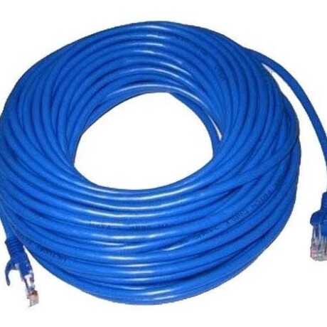 Cable de red LAN categoría 6 20 metros de largo color gris
