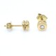Caravanas en oro 18k y brillantes Caravanas en oro 18k y brillantes