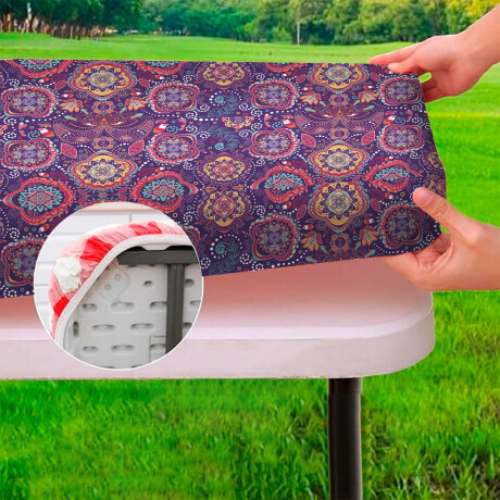 Mesa Plegable 1.80m Camping Jardín Resistente Calidad Blanco