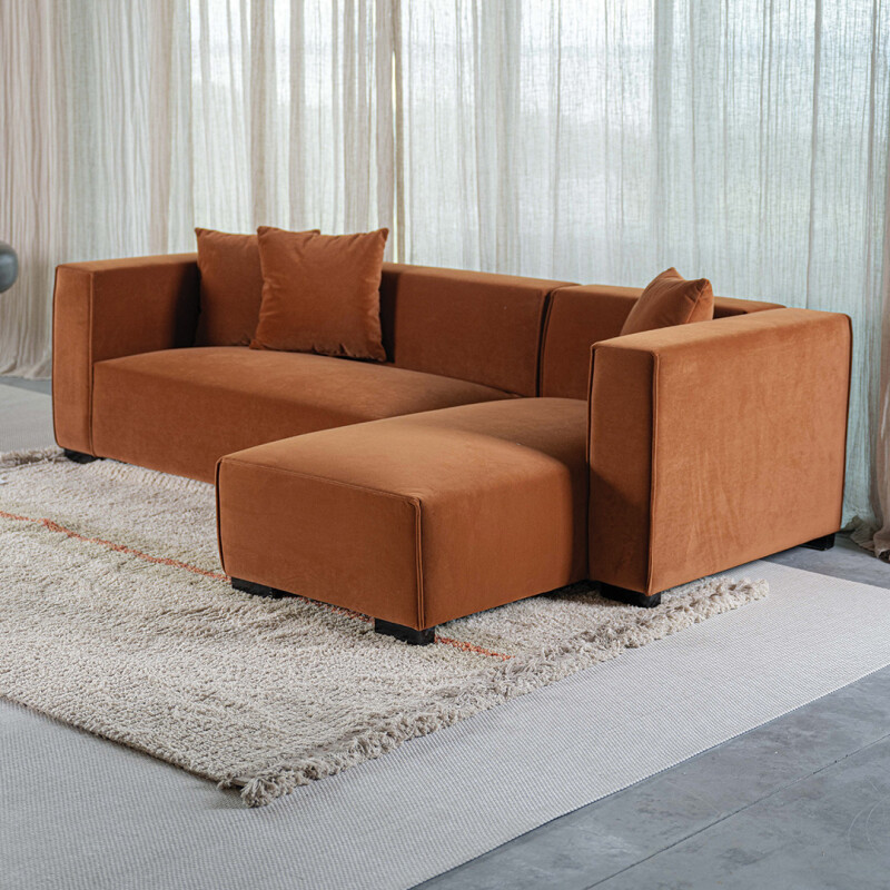 Sofá Nashville Caramelo - Chaise izquierdo
