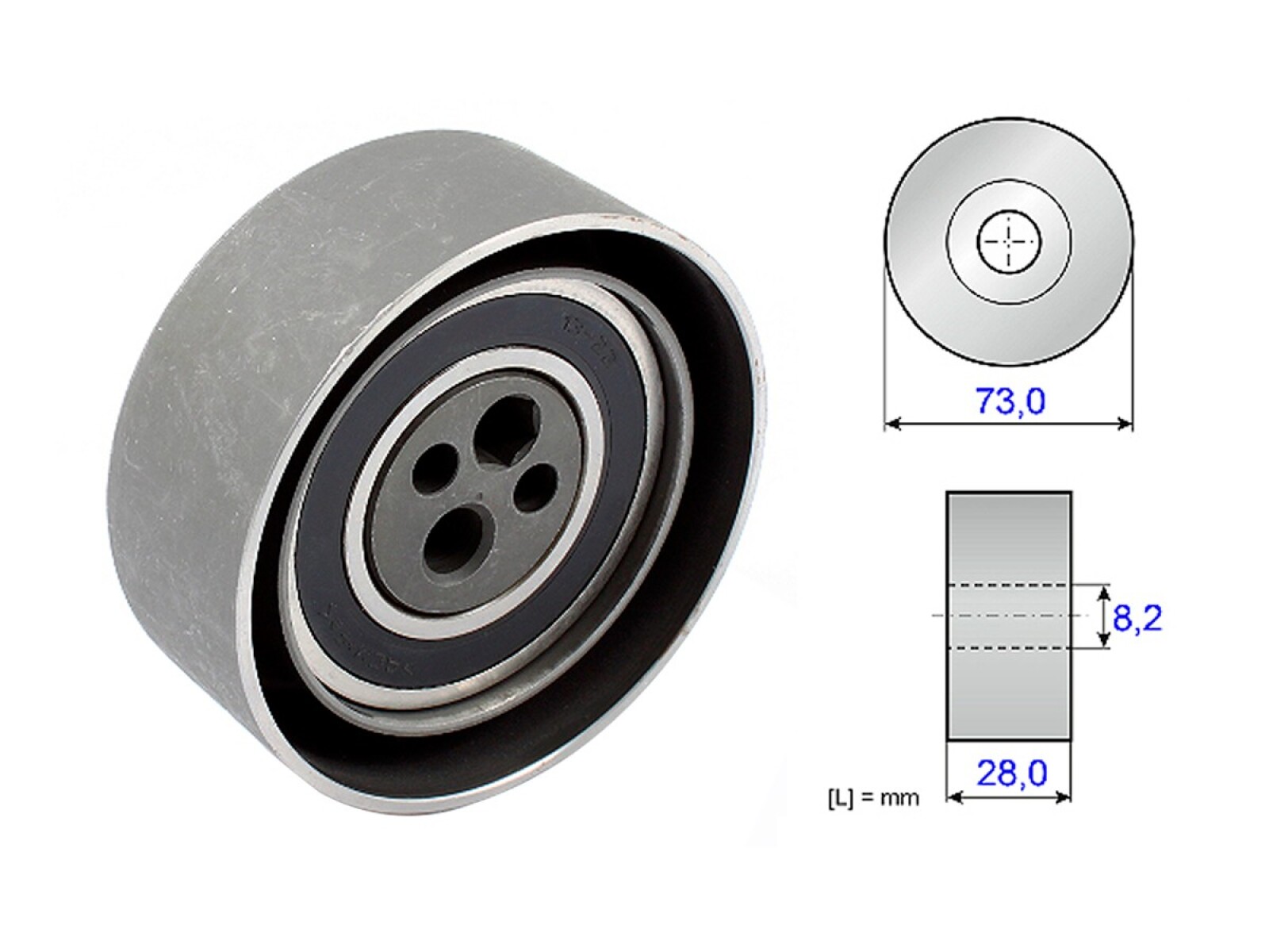 Tensor Correa Distribución 