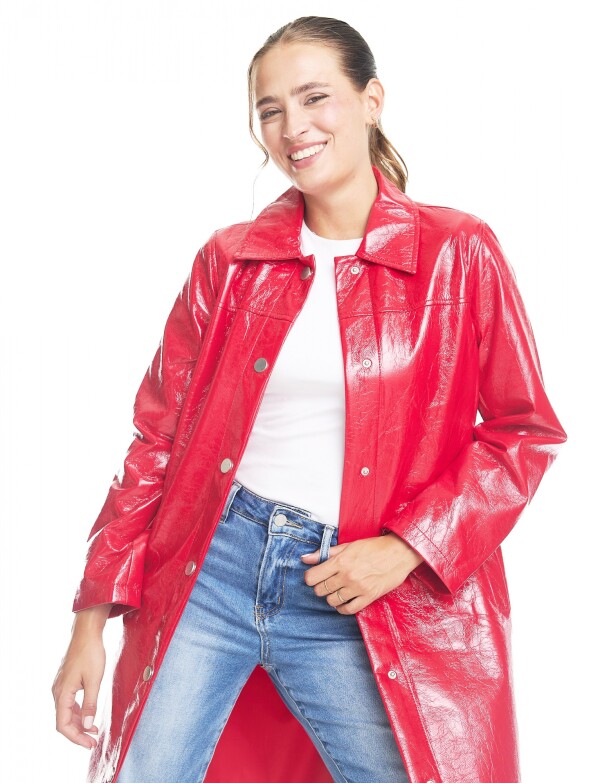 Chaqueta Charol ROJO
