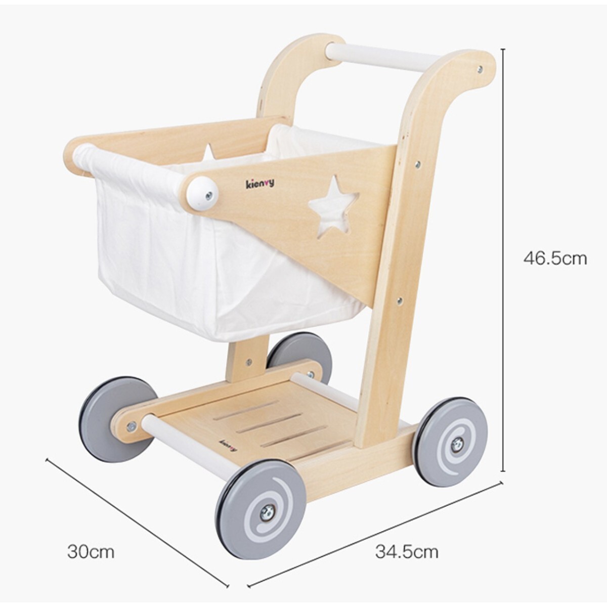 Juguete de Madera Carrito de Super 