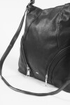 Cartera hobo cierres negro