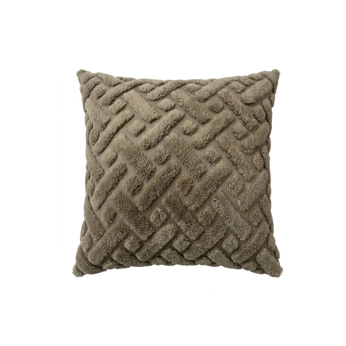 COJIN CUAD BEIGE 43X43CM 