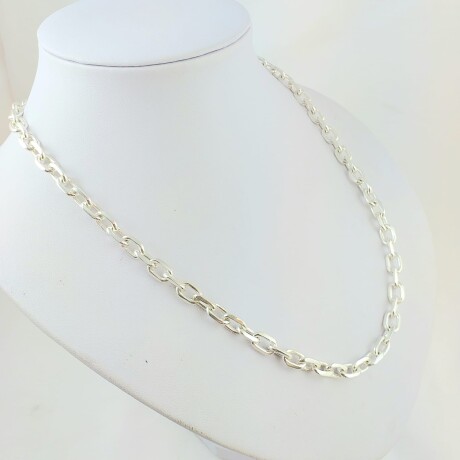Cadena de plata 925. Modelo, FORCET, 60 cm. Cadena de plata 925. Modelo, FORCET, 60 cm.