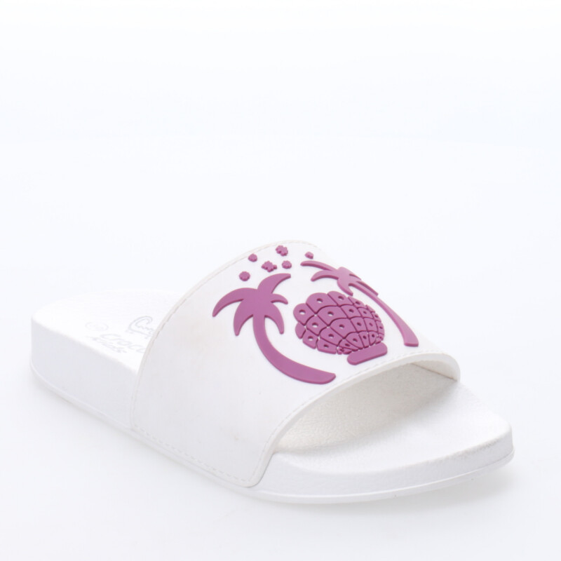 Sandalias de Niña MINI Miss Carol CARTU con palmeras Blanco