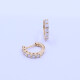 Aros oro 18k y brillantes. Aros oro 18k y brillantes.