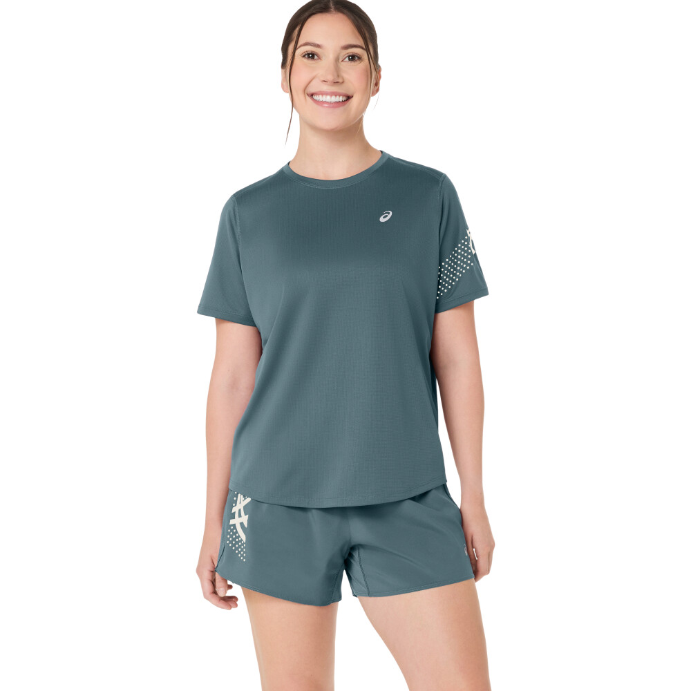 Polo Running Icon SS Top Mujer Foggy Teal