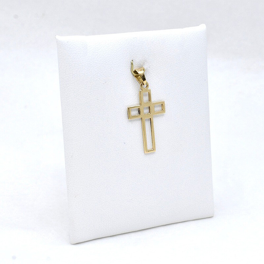 Cruz Calada En Oro 18K Cruz Calada En Oro 18K