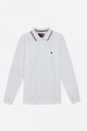 Remera polo m/l - Hombre BLANCO