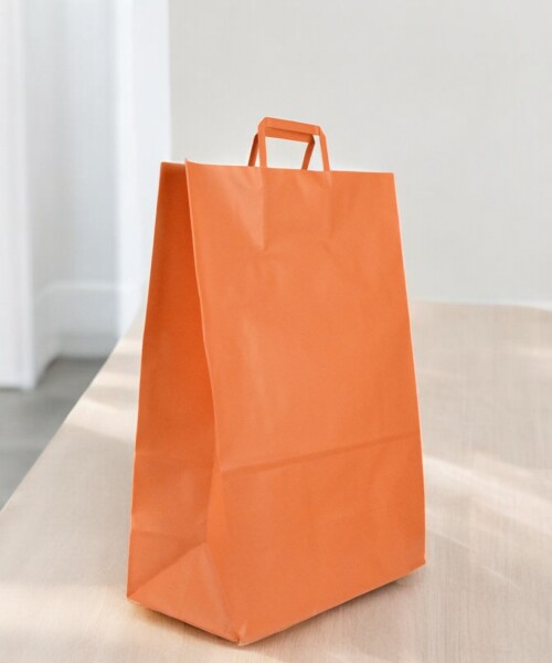 Pack x 50 - bolsa lisa 34x17x48 cm NARANJA