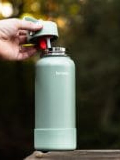 Botella Térmica con Pico 950mL. Verde Agua