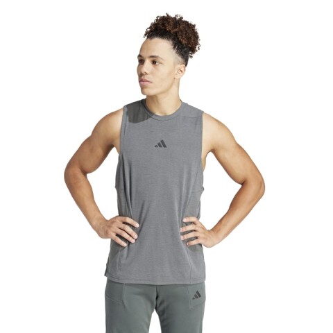 Musculosa Adidas Designed Gris