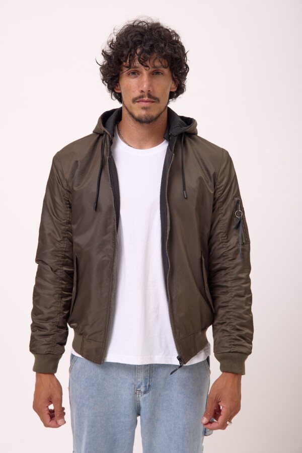 Campera CIERRE VERDE
