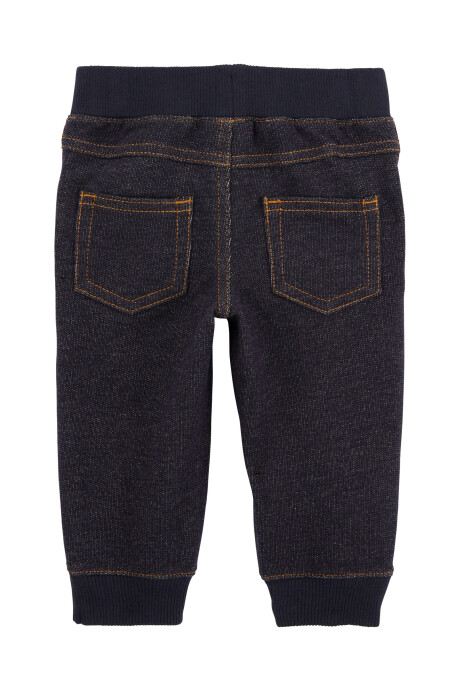 Set dos piezas, pantalón jean y body diseño tropical Sin color