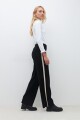 Pantalón tejido negro