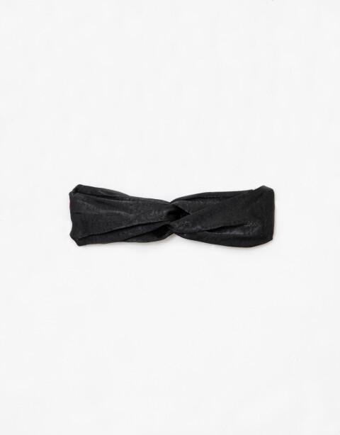 Vinchas Textiles Lisas Vincha De Satén - Negro