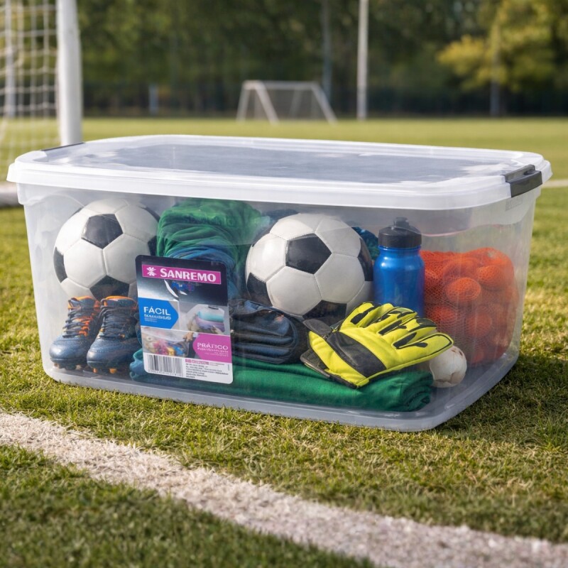 Caja organizadora 68 lts TRANSPARENTE