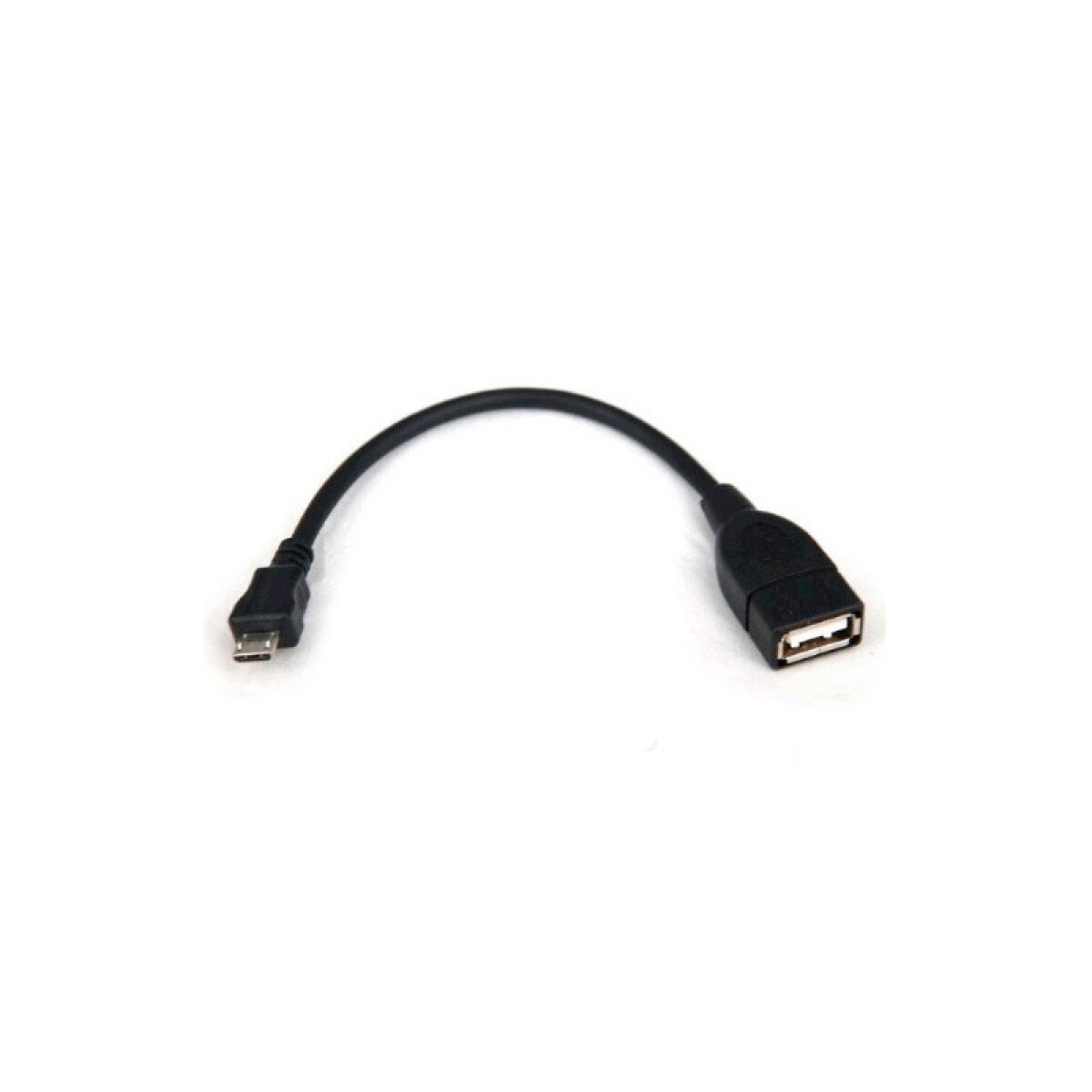Cable adaptador OTG microUSB M a USB H 