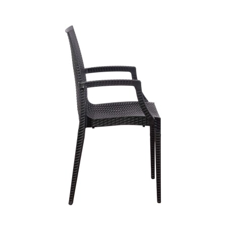 JUEGO COMEDOR NEGRO POLIPROPILENO KOLEOS