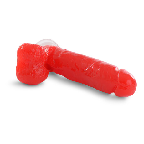 Consolador Realístico Cock Con Ventosa Rojo