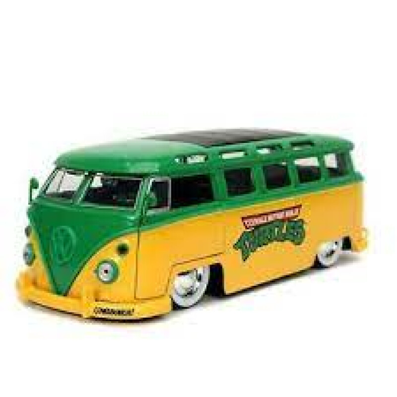 Tortugas Ninja Leonardo Jada + Volkswagen Combi Tortugas Ninja Leonardo Jada + Volkswagen Combi